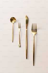 Juego de cubiertos de metal HHO de acero inoxidable de la mejor calidad para la cena, cucharas y tenedores para uso doméstico en restaurantes de hoteles en La India - Product Image 6
