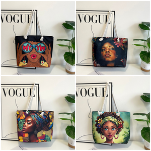 <span class=keywords><strong>Sac</strong></span> fourre-tout en toile noire grande capacité pour femme, couleur unie, <span class=keywords><strong>avec</strong></span> <span class=keywords><strong>fermeture</strong></span> <span class=keywords><strong>éclair</strong></span>, <span class=keywords><strong>sac</strong></span> à bandoulière tressé portable – Cool Art - Product Image 4