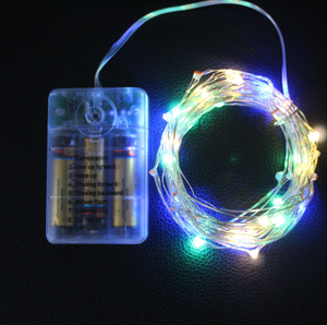 1/2/3/5/10/20/M RGB Copper Wire Lamp With 16 Colors <strong>Remore</strong> USB LED String Flower Wreath Wedding Christmas Decoration Lamp - Product Image 1