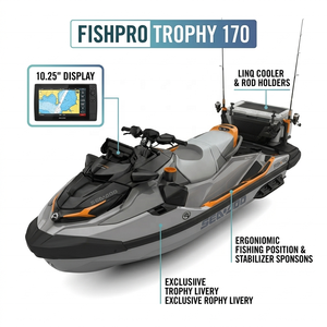Nuovissimo 2026 Moto d'acqua BRP Sea-Doo FishPro Trophy 170hp 4 tempi per sport acquatici, 10.25 pollici Display touchscreen - Product Image 2