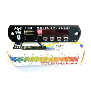 Placa decodificadora de reproductor MP3 para coche DIY de 12V con pantalla a Color para <span class=keywords><strong>Bluetooth</strong></span> 5,3 TF Radio y módulo de grabación USB para Audio - Product Image 6