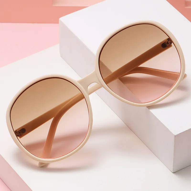 Sunglasses Custom Logo Fashion Black Mirror Plastic Eyes OEM Spring Frame Style Time Protection Color Lens Wholesale