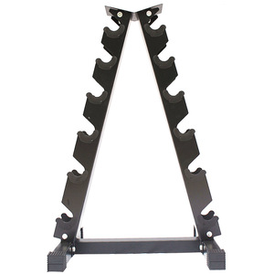 Support de Rangement pour Haltères en Acier Robuste à 3/5/6 Niveaux – Présentoir Arbre à Haltères pour la Maison et la Salle de Sport - Product Image 4