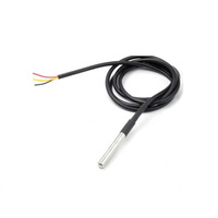 Sonda de Sensor de Temperatura Digital RTD PT100 PT1000, Salida Analógica, Precisión de 0.1°C, Montaje en Superficie, Conexión Rápida, Cable de 3 Hilos, 1M 5M
