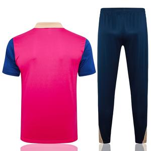 Ensemble de maillots de football en spandex/polyester à séchage rapide pour adultes, manches courtes, respirant, uniformes d'équipe, vente en gros, HAUTE QUALITÉ - Product Image 3