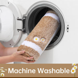 <span class=keywords><strong>Tapis</strong></span> de salle de bain floraux brodés lavables <span class=keywords><strong>Tapis</strong></span> de bain épais absorbant l'<span class=keywords><strong>eau</strong></span> non <span class=keywords><strong>glissant</strong></span> pour personnes âgées - Product Image 6