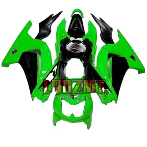 Kit d'injection pour KAWASAKI vert noir <span class=keywords><strong>NINJA</strong></span> ZX <span class=keywords><strong>250</strong></span> <span class=keywords><strong>R</strong></span> 250R ZX250R 08 09 10 11 12 26No.35 EX250R 2008 2009 2010 <span class=keywords><strong>2011</strong></span> 2012 Carénage - Product Image 1