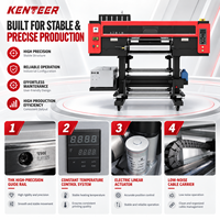 Imprimante DTF UV Kenteer 60 cm à 3 têtes I3200, machine d'impression de stickers et étiquettes en rouleau