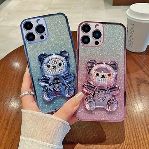Nueva Funda de Teléfono con Diseño de Osito Adorable y Efecto de Arena Movediza para iPhone 17E15 14 13 <span class=keywords><strong>Pro</strong></span> Max, Funda Protectora de TPU a Prueba de Golpes - Product Image 6