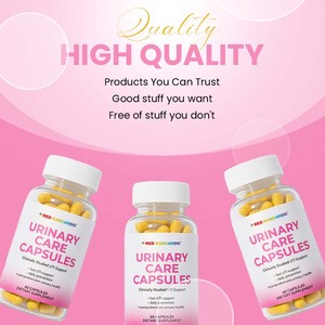Capsules OEM de soins urinaires Soutien <span class=keywords><strong>UTI</strong></span> rapide Renforce la vessie Santé urinaire complète Clean Flush Supplément pour voies urinaires - Product Image 6