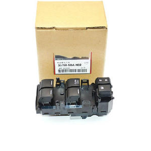 Conjunto de interruptor de cierre centralizado 35750-TM0-P01 para Honda City, botón pulsador de plástico negro - Product Image 5