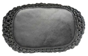 กระเป๋า Macrame หนังแท้แบบเปิด - Product Image 5