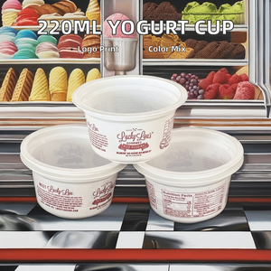 Nhựa dùng một lần cốc sữa chua với nắp sữa chua cốc nhựa cốc sữa chua cốc nhựa - Product Image 2