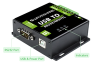AIsmartlink Waveshare FT232RNL/CH343G Konverter Antarmuka USB ke RS232/485/TTL, Isolasi Industri