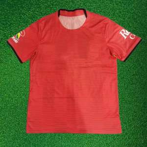 חולצת כדורגל חדשה 25/26 טולוקה גברים שרוול S-4XL 100% פוליאסטר חולצות כדורגל אדומות - Product Image 1