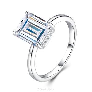 Обручальное кольцо с муассанитом - Product Image 5