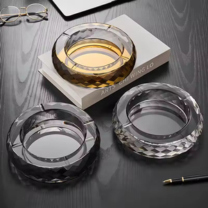 Cenicero de Cristal de Lujo, Diseño Creativo y Sofisticado, Adorno de Cristal <span class=keywords><strong>para</strong></span> el Hogar, Sala de Estar u Oficina, Incluye Caja de Regalo - Product Image 6