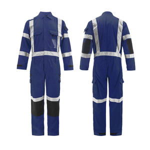 उच्च दृश्यता कवर वर्कवियर प्रतिबिंबित स्ट्रिप खनन मैकेनिक वर्दी - Product Image 3