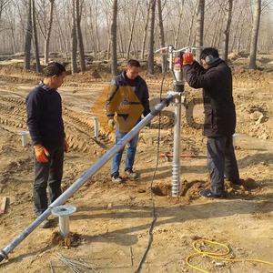 고효율 수동 해머 파일 드라이버 기어박스 태양광 유압식 포스트 드라이버 스크류 파일용 필수 공구 건설용 - Product Image 6