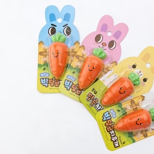 Borrador de Zanahoria de Colores Vibrantes, Duradero y Reutilizable: Adorable, Ecológico y Súper Lindo, Borrador de Lápiz 3D, Artículo de Papelería en Oferta - Product Image 6