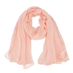 modal viscose hijab premium cotton modal voile good quality scarf for women lady Square Head Hijab