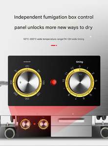 Déshydrateur alimentaire domestique de haute qualité avec fonction fumage, pour bacon, viande, bœuf séché, saucisses, avec minuterie et contrôle de la température, grande capacité - Product Image 3