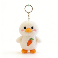 Jouets en peluche miniatures d'animaux assortis, prix d'usine, colorés, design mixte, porte-clés en peluche