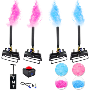 Tnt kiểm soát pháo cho giới tính tiết lộ đầy đủ thiết lập kích thước lớn điện tử bột màu Đen máy với công suất 3L siêu cao phạm vi - Product Image 1