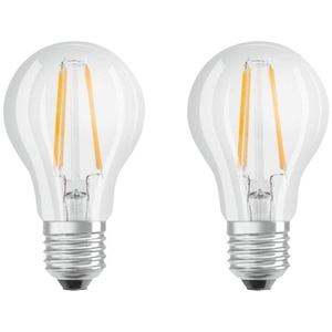 Para bombillas de filamento LED Osram A60 7W Luz cálida 2700K E27 <span class=keywords><strong>Socket</strong></span> Pack de 2 - Product Image 1