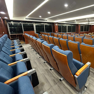Sillas de Auditorio Wanhe Oh, Sillas Azules Reales en Fila, Asientos Escalonados, Muebles para Salón de Conferencias, Uso en Escuelas y Teatros - Product Image 4