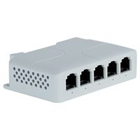 5 puertos 100Mbps 90W PoE extensor repetidor 100 metros VLAN 44-57V cumple IEEE802.3af/AT RJ45 1 en 4 salida para cámara IP AP VOZ