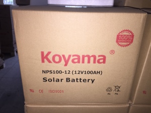 Battery for Solar Light 12V 100ah GEl Deep Cycle Battery for Solar System - Product Image 4