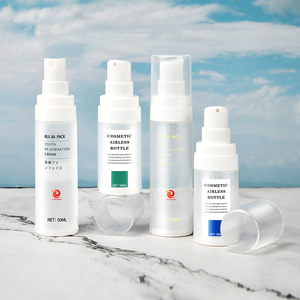 Flaconi Airless Vuoti in Plastica per Cosmetici, Protezione <span class=keywords><strong>Solare</strong></span>, Fondotinta, <span class=keywords><strong>Spray</strong></span> Corpo, Flacone con Pompa Airless <span class=keywords><strong>50</strong></span> ml - Product Image 3