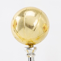 Trophée de basket-ball en plastique avec logo personnalisé, design créatif pour les événements sportifs des enfants, gravure gratuite