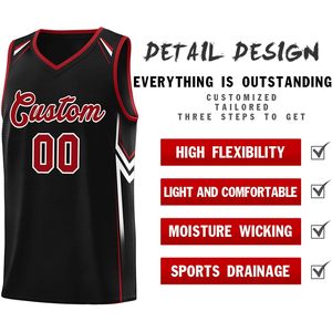 Custom Basketball Jersey Shorts Set Personalized With <b>Name</b> Number Logo Sublimated Moisture Wicking V Neck Unisex Adult - Product Image 2