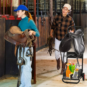 Organizador de almacenamiento para habitación de <span class=keywords><strong>tachuelas</strong></span>, carrito portátil de Metal resistente negro con ruedas - Product Image 5