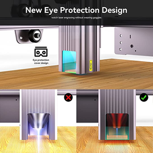 ATOMSTACK <span class=keywords><strong>A5</strong></span> M50 <span class=keywords><strong>Pro</strong></span> Plus 410*400mm <span class=keywords><strong>40W</strong></span> madera contrachapada Metal madera DIY Mini diodo máquinas de grabado láser portátiles - Product Image 2