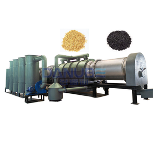 Máquina Horizontal para la Producción de Carbón Vegetal, Horno de Carbonización para Cascarilla de Arroz, Aserrín y Bambú - Product Image 1