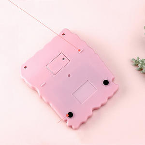 Calculatrice électronique portable pour enfants, rose créative, mignonne, 12 chiffres, couleur, pour les études - Product Image 2