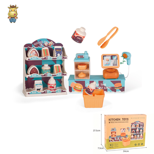 Ensemble de jeu de caisse de supermarché pour enfants en paille de blé écologique avec scanner sonore 18 pièces - Product Image 6