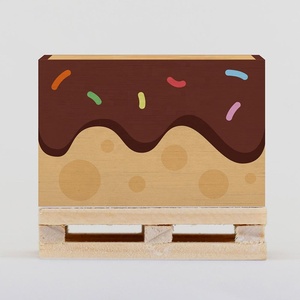 Nhà Máy Bán Hàng Trực Tiếp Của Biểu Tượng Tùy Chỉnh Tinh Tế Giấy Gạch Với Tự Dính Tính Năng Đơn Giản Bằng Gỗ Khay - Product Image 3