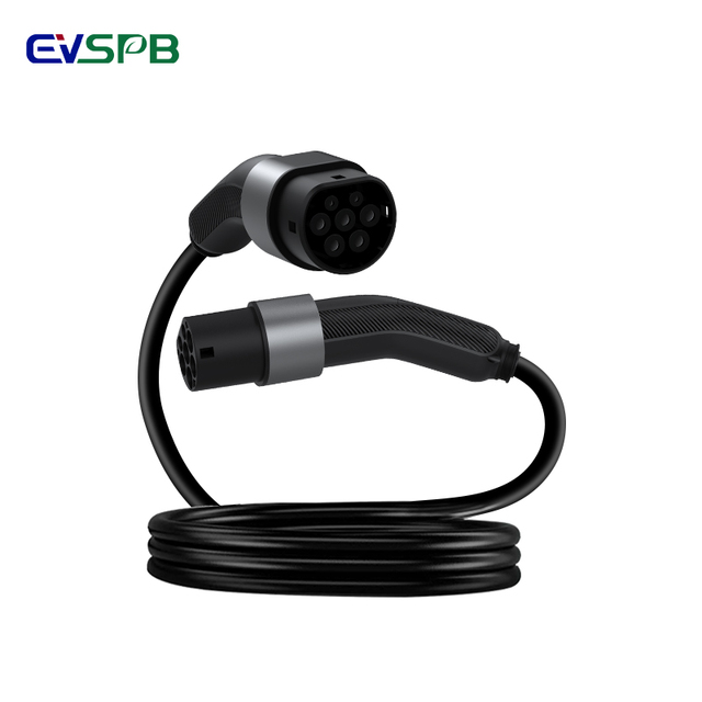 7kW 22kW EV Charger Type 2 IEC European Standard 32A Type 2 to Type 2 3 Phase EV Charging Cable 5M