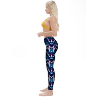 Leggings de fitness grande taille pour femmes à imprimé personnalisé à la mode en usine