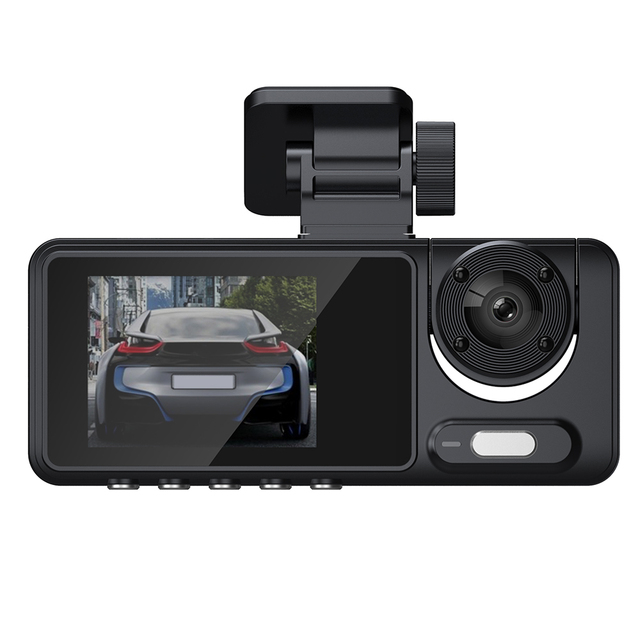 3 Channel Car DVR Camera 1080P HD WiFi Loop Recording Tachograph Night Vision MicroSD Dash Cam