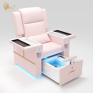 Luxe pedicurestoel met massagefunctie, voetenspa, verstelbare stoel, duurzaam bad zonder afvoer voor beautysalon en nagelsalon - Product Image 4