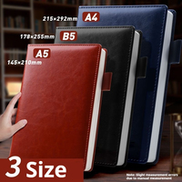 Journal intime en cuir ultra-épais Cahier Scolaire En Gros 400 Pages Grand Format Pour Eleve Fil à coudre Impression numérique A5/A4/B5
