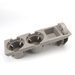 Juego de cajas de almacenamiento para portavasos de coche, para Bmw Serie 3 E46, pila central de plástico gris, multifuncional - Product Image 5