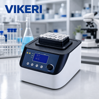 Agitador Térmico de Laboratorio Profesional HCM100-Pro, Incubadora de Calentamiento y Enfriamiento de 1500 rpm para Disolver Muestras en Placas de PCR y Microtubos