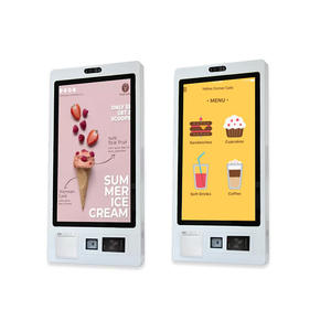 Neuer Touchscreen-Bestellkiosk Moderner Fast-Food-Selbstbedienungs-Menüautomat Freistehender Restaurant-Zahlungskiosk mit SDK-Barcodeleser - Product Image 2