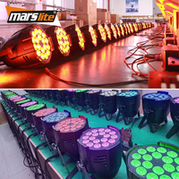 Projecteur LED Par 18*10W 4 en 1 Par Can Lumière de scène Fête Bar KTV Effet DJ Éclairage